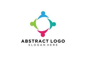 Vector abstract people and family logo collection,people icons, health logo template, care symbol.