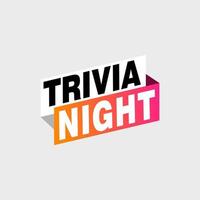 Trivia Night labels banners vector ribbon design template. Banner sale tag. Market special offer discount label