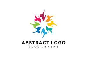 Vector abstract people and family logo collection,people icons, health logo template, care symbol.