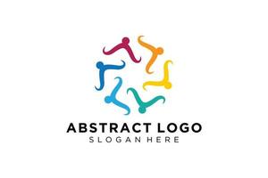 Vector abstract people and family logo collection,people icons, health logo template, care symbol.