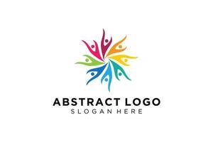 Vector abstract people and family logo collection,people icons, health logo template, care symbol.