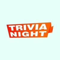 trivia noche etiquetas banners vector cinta diseño plantilla. etiqueta de venta de banner. etiqueta de descuento de oferta especial de mercado