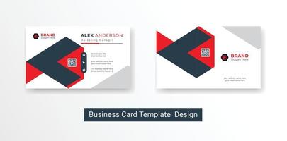 company business card in abstract background visiting card for corporate identity vector