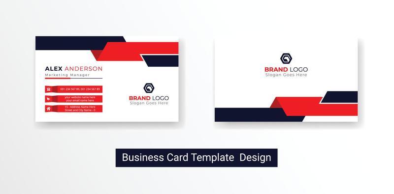 Modern professional business card company logo abstract background visiting card for corporate identity
