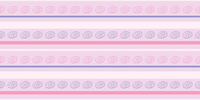 Donuts seamless repeat pattern vector background