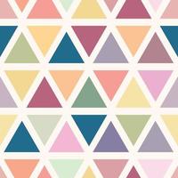 Abstract colorful, geometric vector pattern with triangles, seamless repeat background.