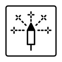 firecracker Dualtone Icon. Social media sign icons. Vector illustration isolated for graphic and web design.