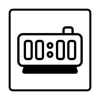 Clock Dualtone Icon. Social media sign icons. Vector illustration isolated for graphic and web design.