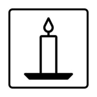 candle dualtone Icon. Social media sign icons. Vector illustration isolated for graphic and web design.