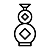 vector de ilustración de contorno de ewer y icono de logotipo icono de año nuevo perfecto.