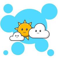 sky cartoon cute vector