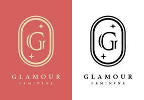 Letter G logo, perfect for salons, spas, and others. vector