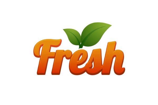 Fresh text effect