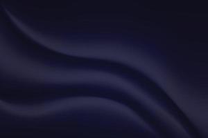 Abstract silk smooth navy blue  background with silk cloth texture, liquid wave abstract shiny satin curtain with waves and drapery. Realistic wallpaper with luxury flowing textile vector