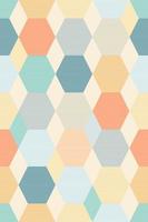 Vintage 70s geometric retro wallpaper pattern vector design