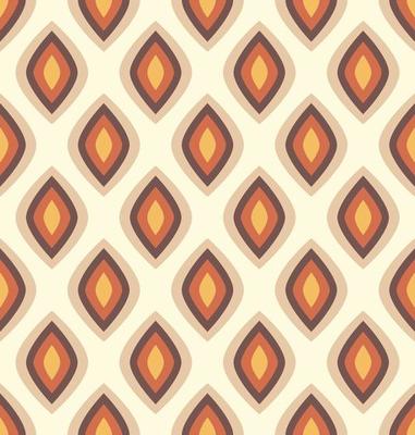 Retro wallpaper pattern mid century background design