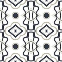 Geometric ethnic pattern with square triangle diagonal abstract ornament design for clothing fabric textile printing, handcraft, embroidery, carpet, curtain, batik, wallpaper wrapping, vector seamless