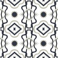 Geometric ethnic pattern with square triangle diagonal abstract ornament design for clothing fabric textile printing, handcraft, embroidery, carpet, curtain, batik, wallpaper wrapping, vector seamless