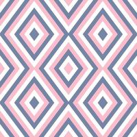 Geometry rhombus zig zag vector seamless pattern, pink blue herringbone line ornament abstract background illustration for flannel tartan plain fabric textile print, wallpaper and paper wrapping