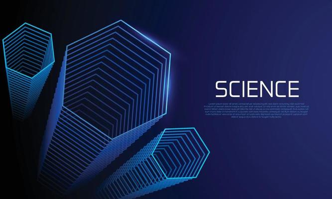 Abstract molecules structure background. Scientific or medical concept. Molecular structures or chemical engineering vector illustration