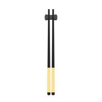 Chopsticks vector. chopsticks white background. wallpaper. free space for text. copy space. vector