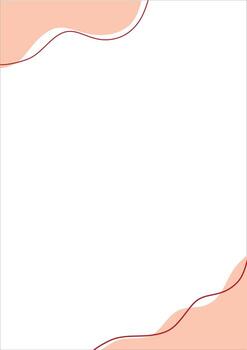 A4 Layout Template vector