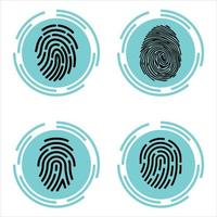 Fingerprint sensor for security vector