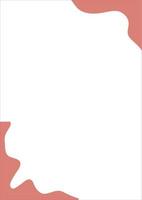 A4 Layout Template vector