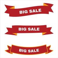 Big sale banners vector