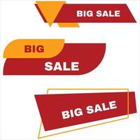 Big sale banners vector