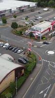 High Angle View of British Residential Homes at Luton Town of England UK video