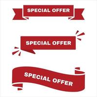 Special offer banners vector