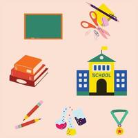 School memory tools vector