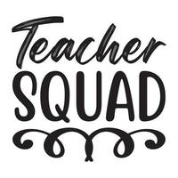 Teacher SVG T-Shirt Design, Vector file.