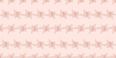 Calla lily repeat vector pattern, floral  background
