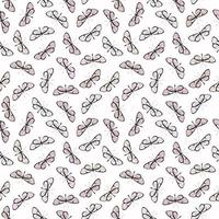 Butterfly vector repeat pattern, pastel background.