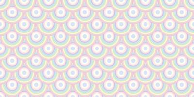 Fish scale abstract colorful pastel pattern background vector