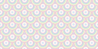 Fish scale abstract colorful pastel pattern background vector