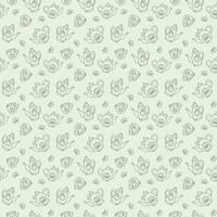 Teapot seamless repeat pattern vector background