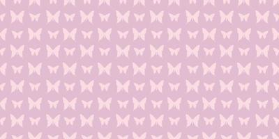 Butterfly silhouette seamless vector pattern background