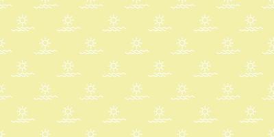 Sunshine seamless repeat pattern vector background