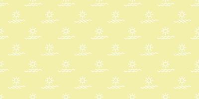 Sunshine seamless repeat pattern vector background