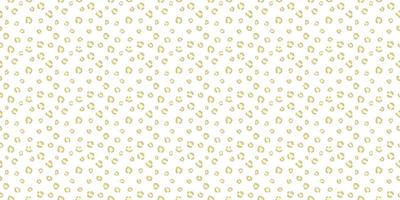 Cheetah seamless vector pattern background, gold yellow.