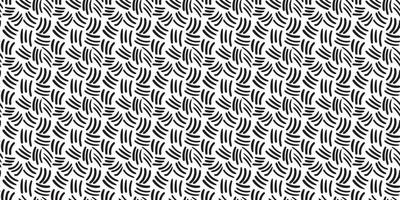 Black marker strokes seamless repeat pattern background vector