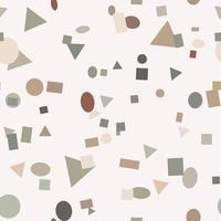 Random shapes geometric repeat pattern tile vector