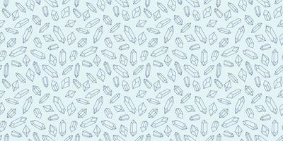 Seamless crystal repeat pattern vector background