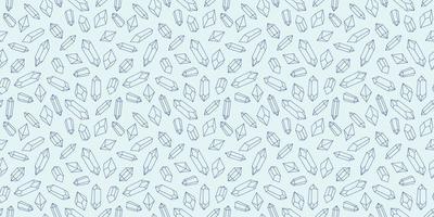 Seamless crystal repeat pattern vector background