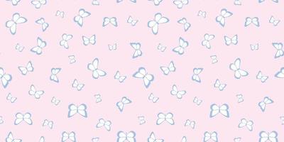 Butterfly seamless repeat pattern background vector