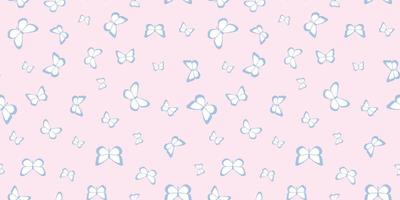 Butterfly seamless repeat pattern background vector