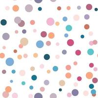 Tiny dots, scattered colorful vector dot pattern, seamless repeat tile